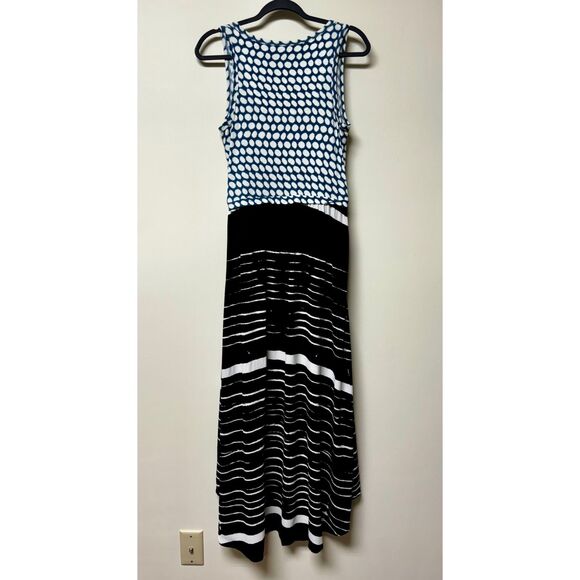 ANTHROPOLOGIE LILKA Arcata Mixed Media High/Low Maxi Dress, Sz S - Picture 6 of 11